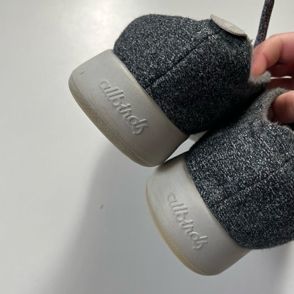 Women's Wool Runners Natural Grey 8 - Picture 11 of 13